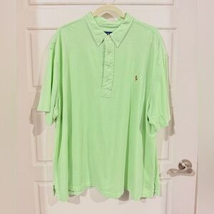 Ralph Lauren Men's Polo Shirt in Mint Green